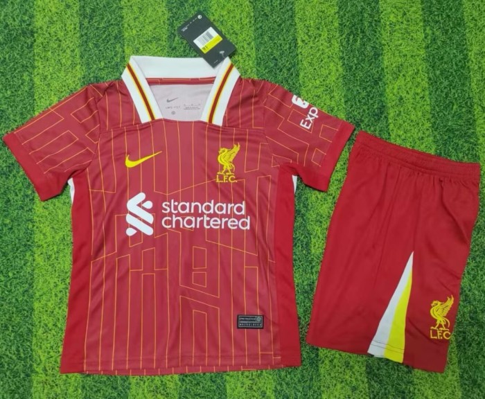 Liverpool jersey 2024/25 Home Kit With Short For Men