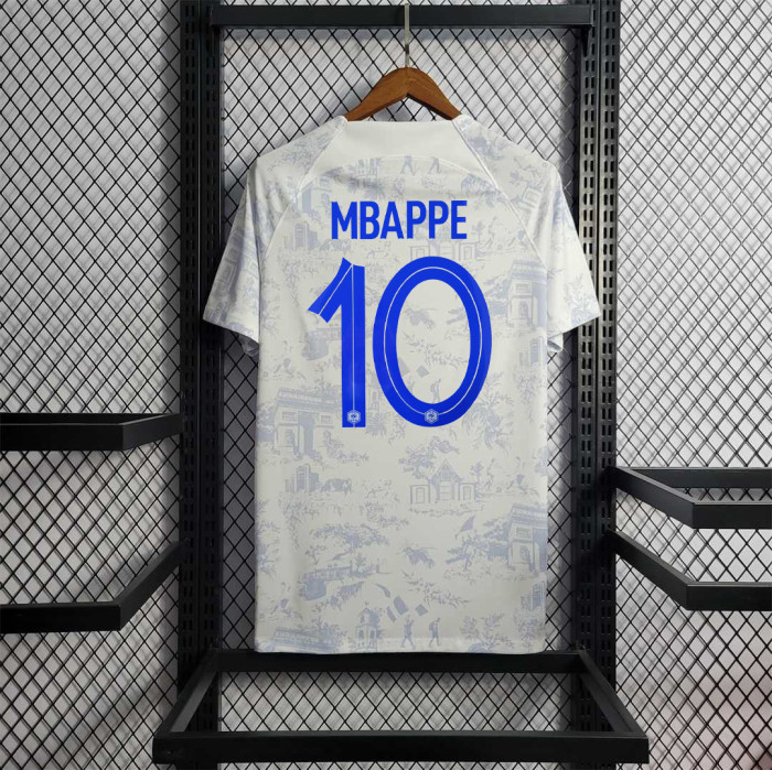 France Away Kit World Cup 2022 Mbappe French football