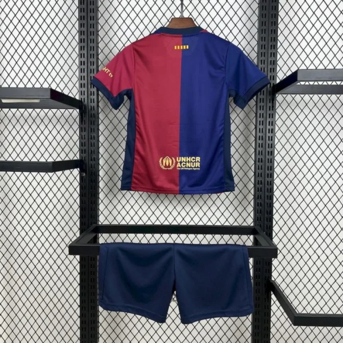 Travis Scott X Barcelona jersey 24/25 Home Kids Kits