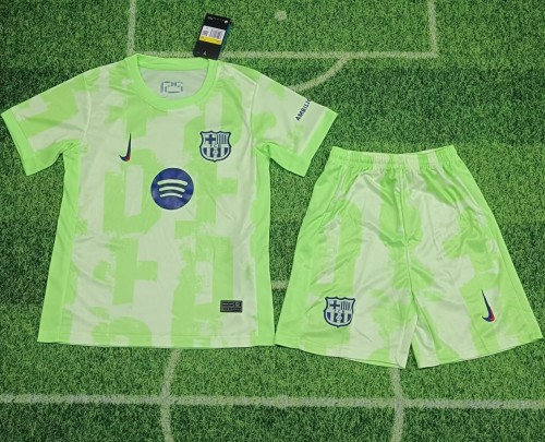 Barcelona jersey 24/25 Third Kids Kits without spotify