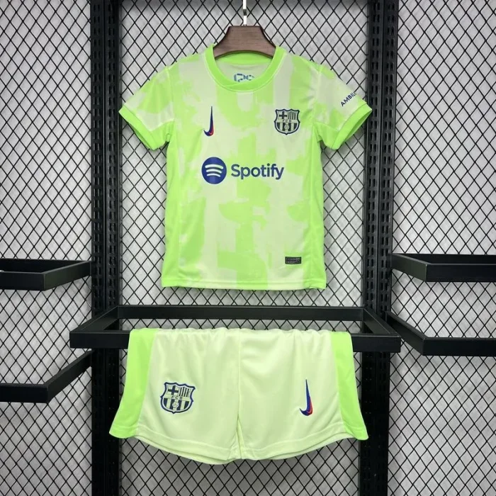 Barcelona jersey 24/25 Third Kids Kits