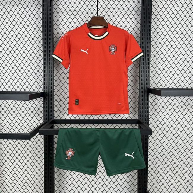 Portugal Jersey 2025/26 Home Kids Kits