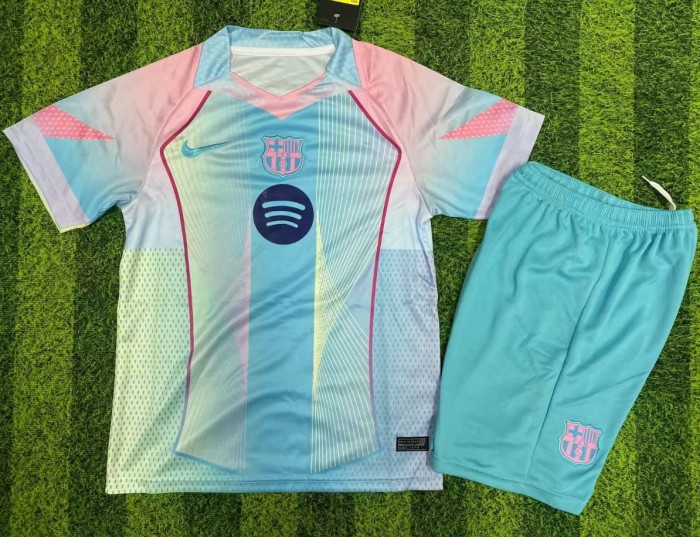Barcelona 25/26 Light Blue Special Edition Kid Kits