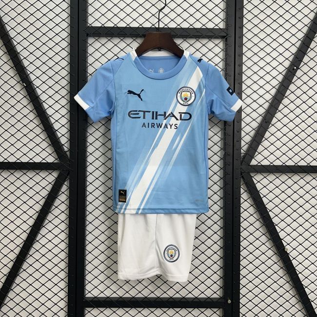 Manchester City Jersey 25/26 Home Kid Kits