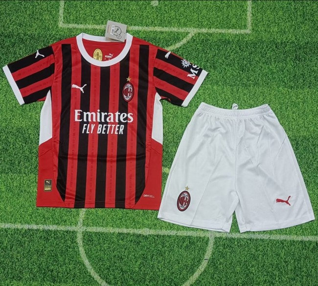 AC Milan jersey 24/25 Home Kit With Short For Men