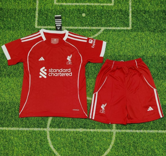 Liverpool jersey 25/26 Home Kit With Short For Men