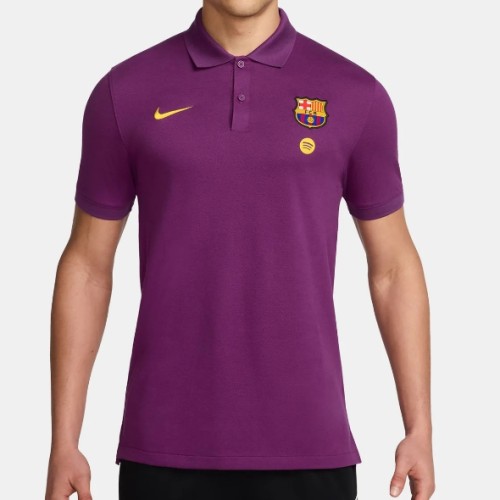 Barcelona 2025 Purple Polo Shirt