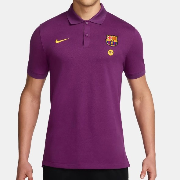 Barcelona 2025 Purple Polo Shirt