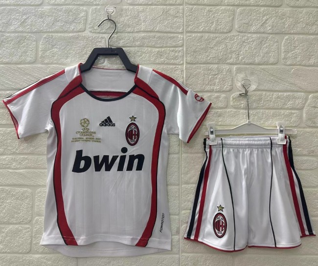 AC Milan Jersey 2006/07 Champions League Away Kit With Short For Men