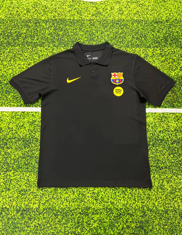 Barcelona 2025 Black Polo Shirt