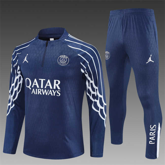 PSG Tracksuit 25/26 Blue Quater Zip Training Kit