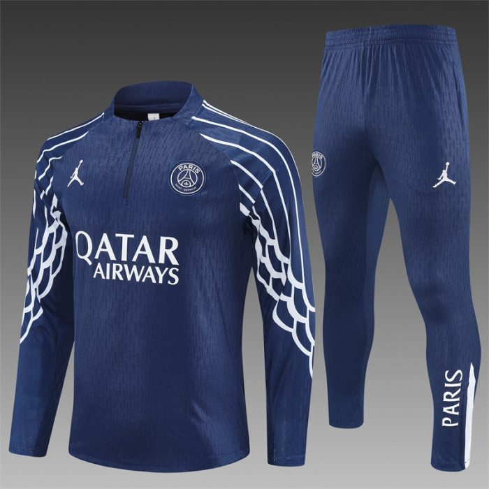 PSG Tracksuit 25/26 Blue Quater Zip Training Kit
