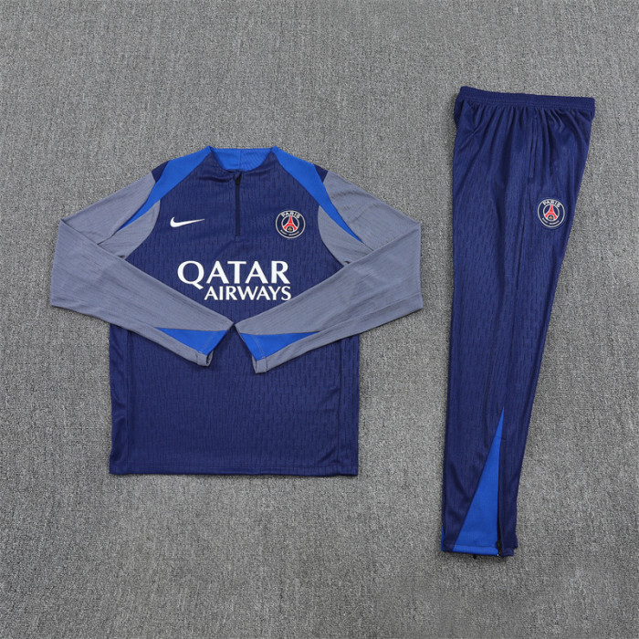 PSG Tracksuit 25/26 Royal Blue Quater Zip Training Kit