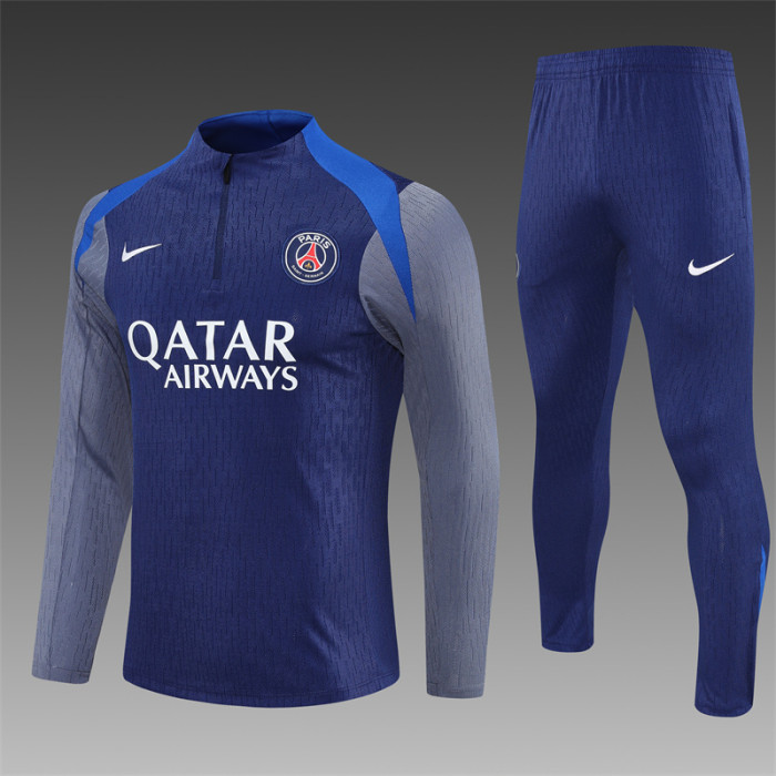 PSG Tracksuit 25/26 Royal Blue Quater Zip Training Kit