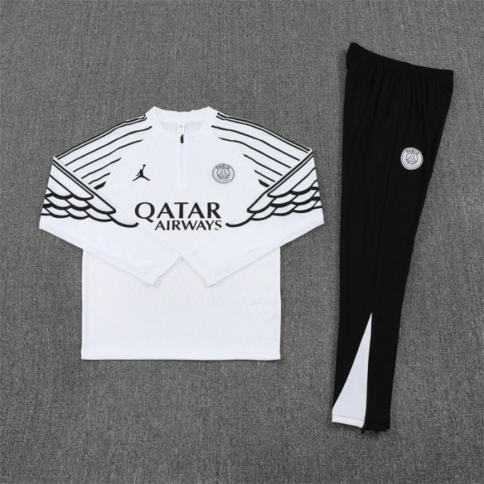 PSG Tracksuit 25/26 White Quater Zip Training Kit