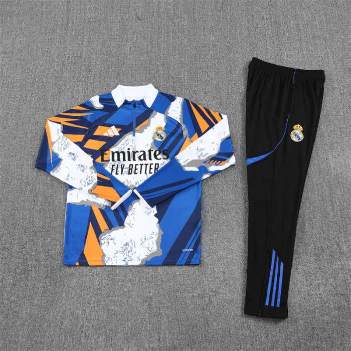 Real Madrid Tracksuit 25/26 Camouflage Quater Zip Training Kit