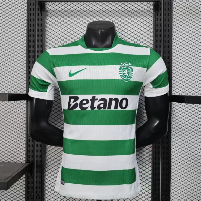 Sporting Lisbon Jersey 2025-26 Home Kit Player Version Shirt