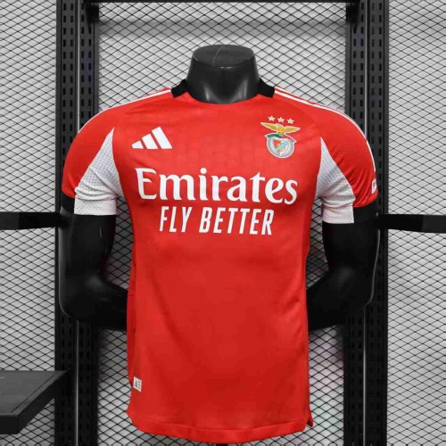 Benfica Jersey 2025-26 Home Kit Player Version Shirt