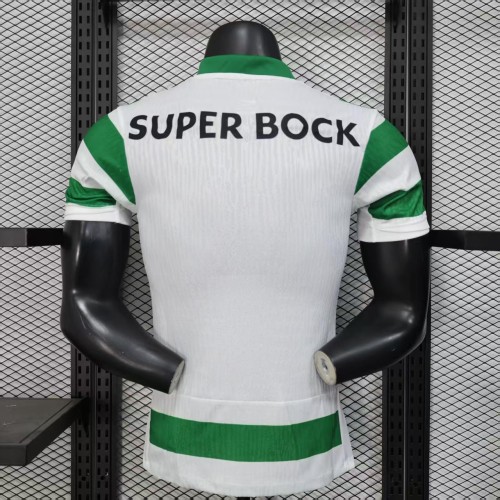 Sporting Lisbon Jersey 2025-26 Home Kit Player Version Shirt
