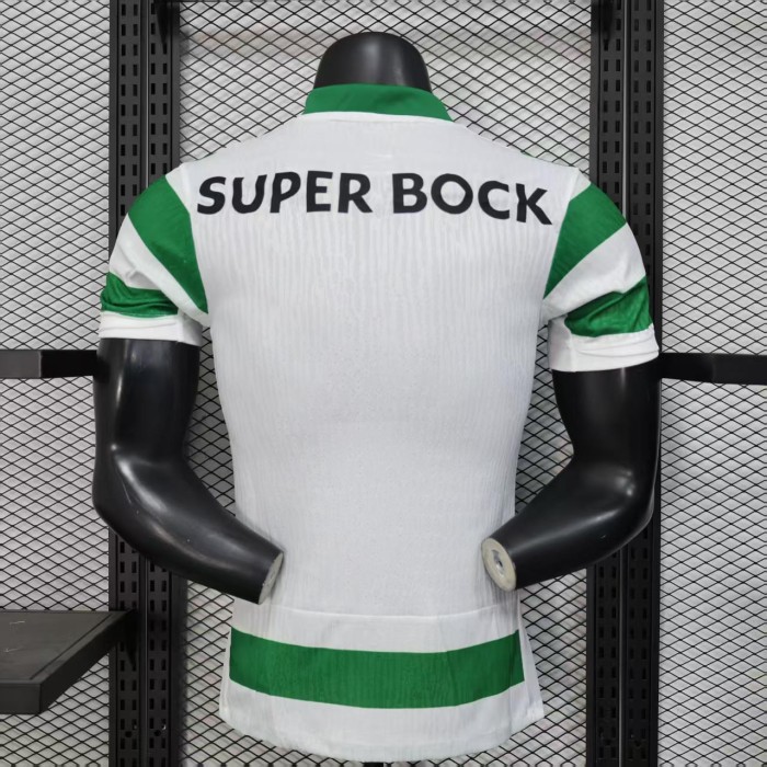 Sporting Lisbon Jersey 2025-26 Home Kit Player Version Shirt