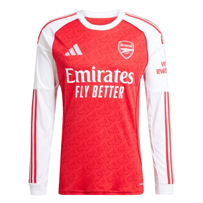 Arsenal Long Sleeve Jersey 25/26 Home Kit