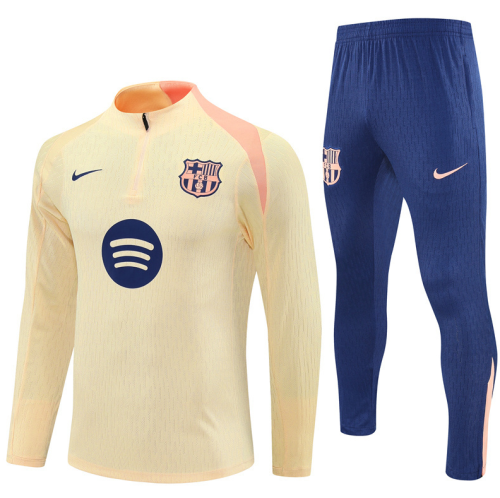 Barcelona Tracksuit 25/26 Black Collaborative Edition Quater Zip Training Kit
