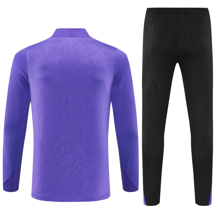Barcelona Barcelone Tracksuit 25/26 Black Collaborative Edition Quater Zip Training Kit