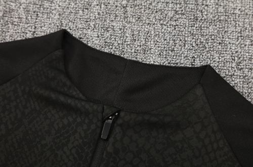 Barcelona Tracksuit 25/26 Black Collaborative Edition Quater Zip Training Kit