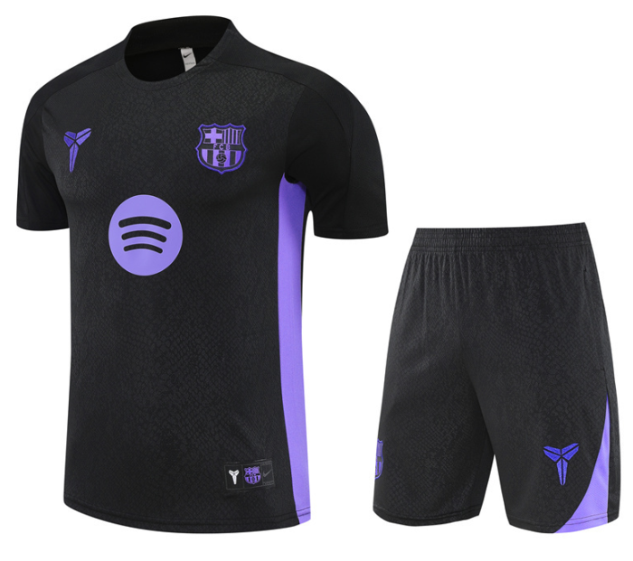 Barcelona 2025/26 Short Sleeve Men Training Suits Barcelone