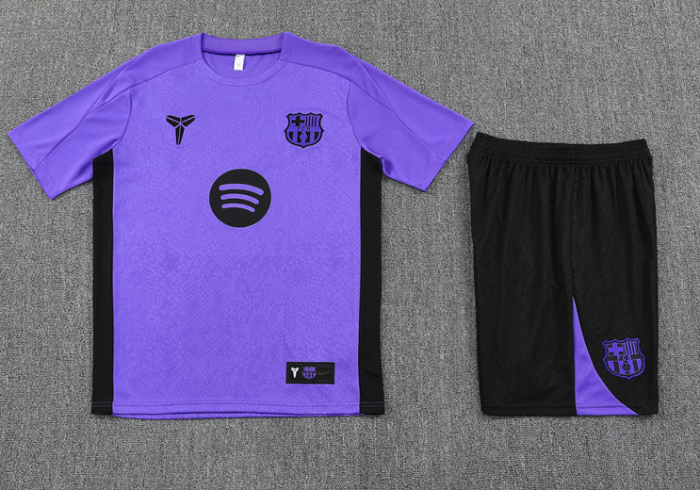 Barcelona 2025/26 Short Sleeve Men Training Suits Barcelone
