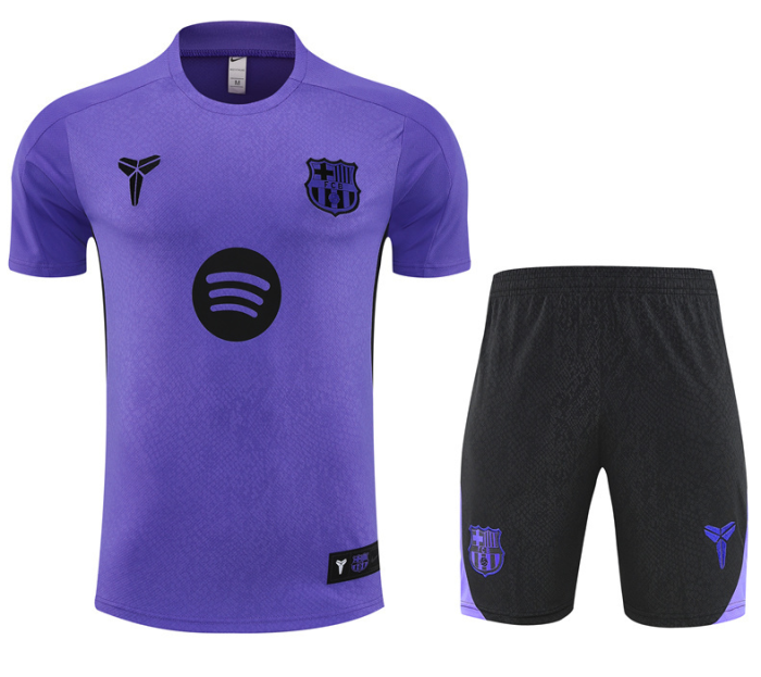 Barcelona 2025/26 Short Sleeve Men Training Suits Barcelone