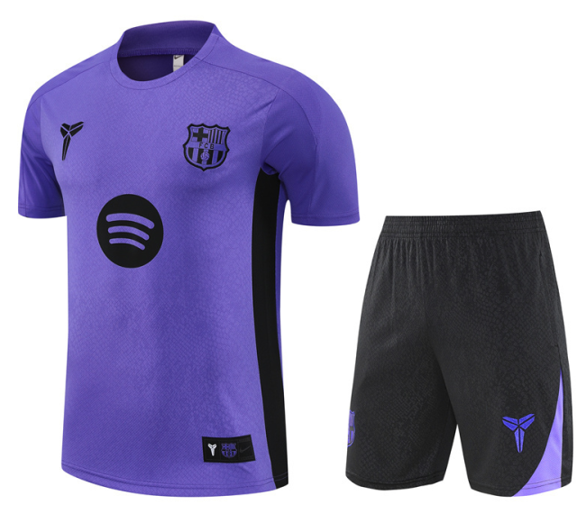 Barcelona 2025/26 Short Sleeve Men Training Suits Barcelone