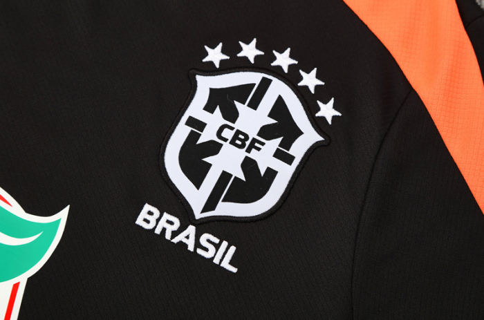 Brazil Brasile Brasil 2025/26 Short Sleeve Training Suits mens and kids
