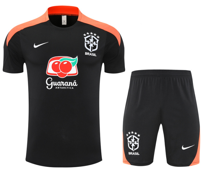 Brazil Brasile Brasil 2025/26 Short Sleeve Training Suits mens and kids