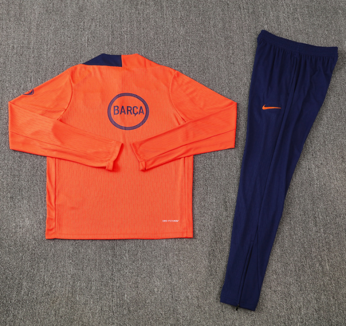 Barcelona Tracksuit 25/26 Quater Zip Training Kit Barcellona Barcelone