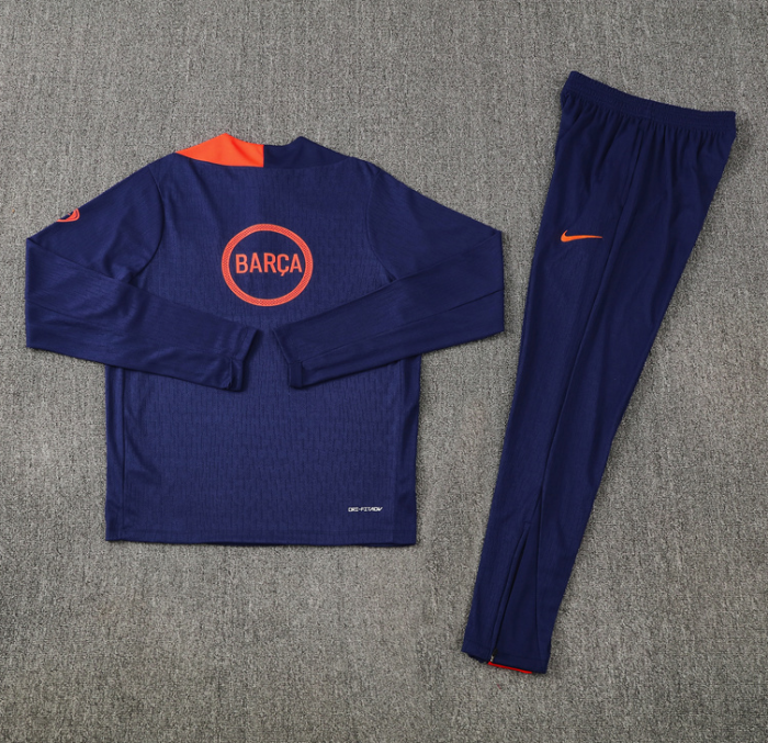 Barcelona Tracksuit 25/26 Quater Zip Training Kit Barcellona Barcelone