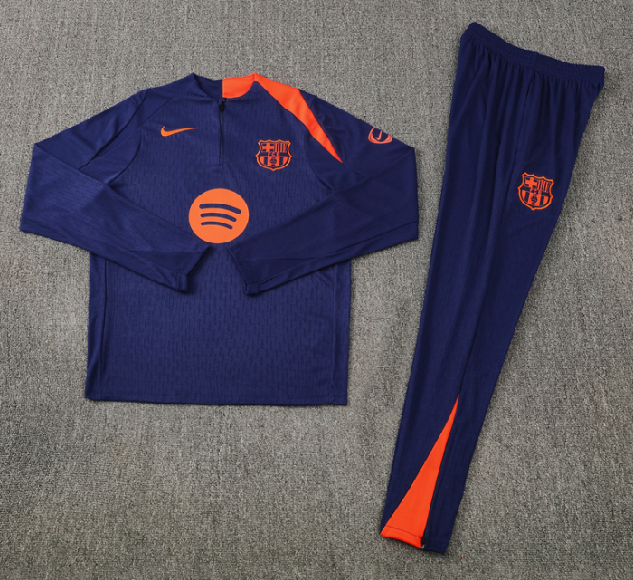 Barcelona Tracksuit 25/26 Quater Zip Training Kit Barcellona Barcelone