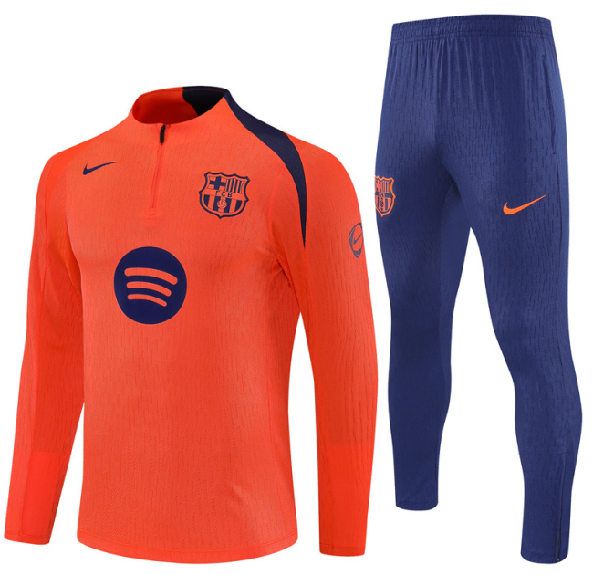 Barcelona Tracksuit 25/26 Quater Zip Training Kit Barcellona Barcelone