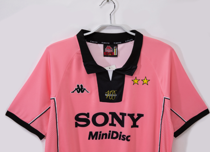 1997/98 Juventus away pink retro jersey