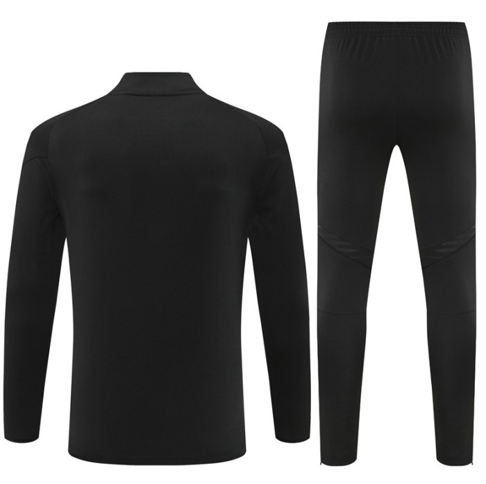 Real Madrid Tracksuit 25/26 Black Quarter Zip Training Kit