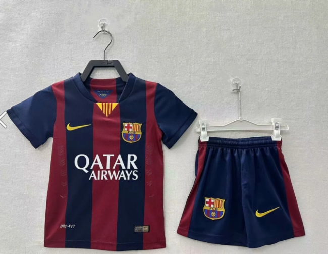 Barcelona jersey 14 15 Home Retro Kids Kits