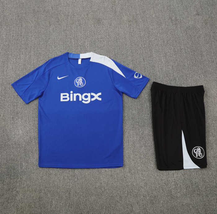 2526 short-sleeved Chelsea blue training kit