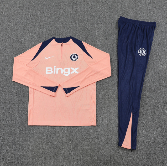 2526 Chelsea Light Pink Player Edition Tracksuit training kit