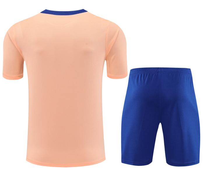 2526 Short Sleeve France Pink training French football