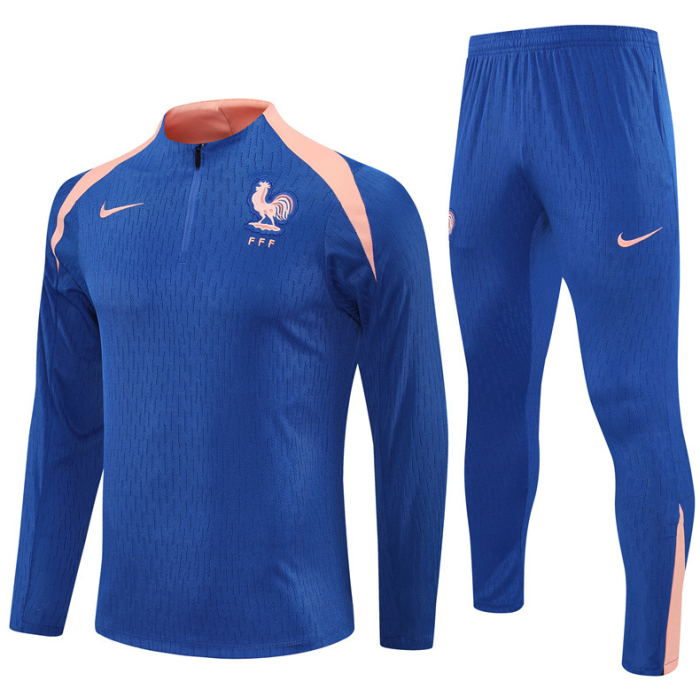 2526 France Blue Player Edition Tracksuit training kit French football
