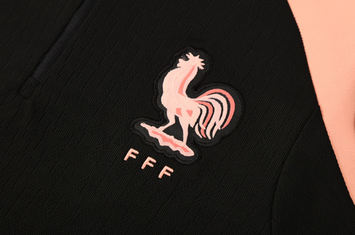 2526 France Black Player Edition Tracksuit training kit French football