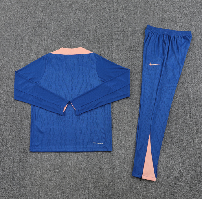 2526 France Blue Player Edition Tracksuit training kit French football