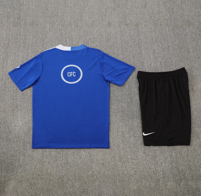 2526 short-sleeved Chelsea blue training kit