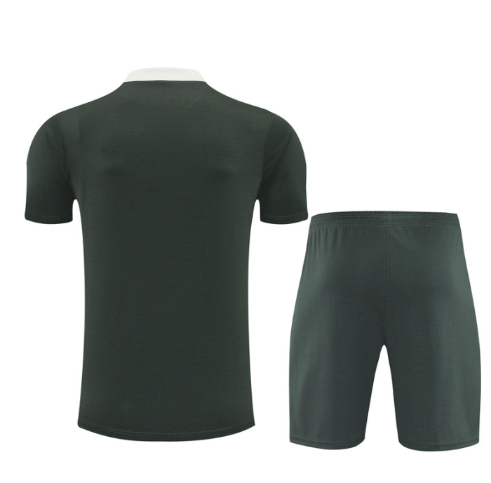 2526 Short Sleeve Chelsea Army Green training kit