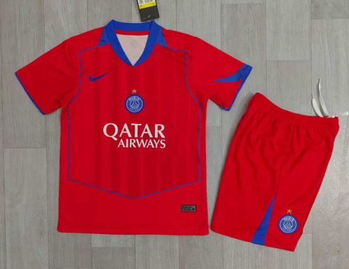 25 26 psg Paris Second Guest kids kit football jersey